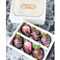 6pcs Cupid's Arrow Chocolate Strawberries Gift Box